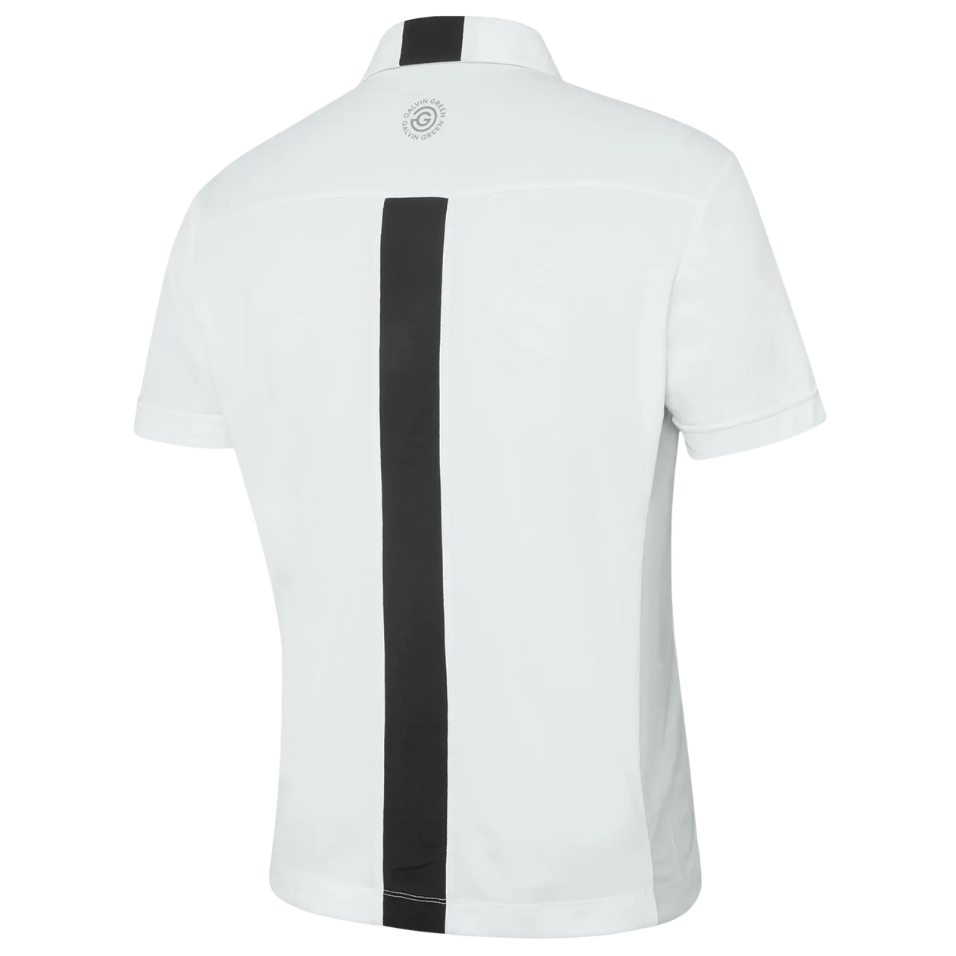 GALVIN GREEN MITCHELL POLO - WHITE/BLACK/COOL GREY
