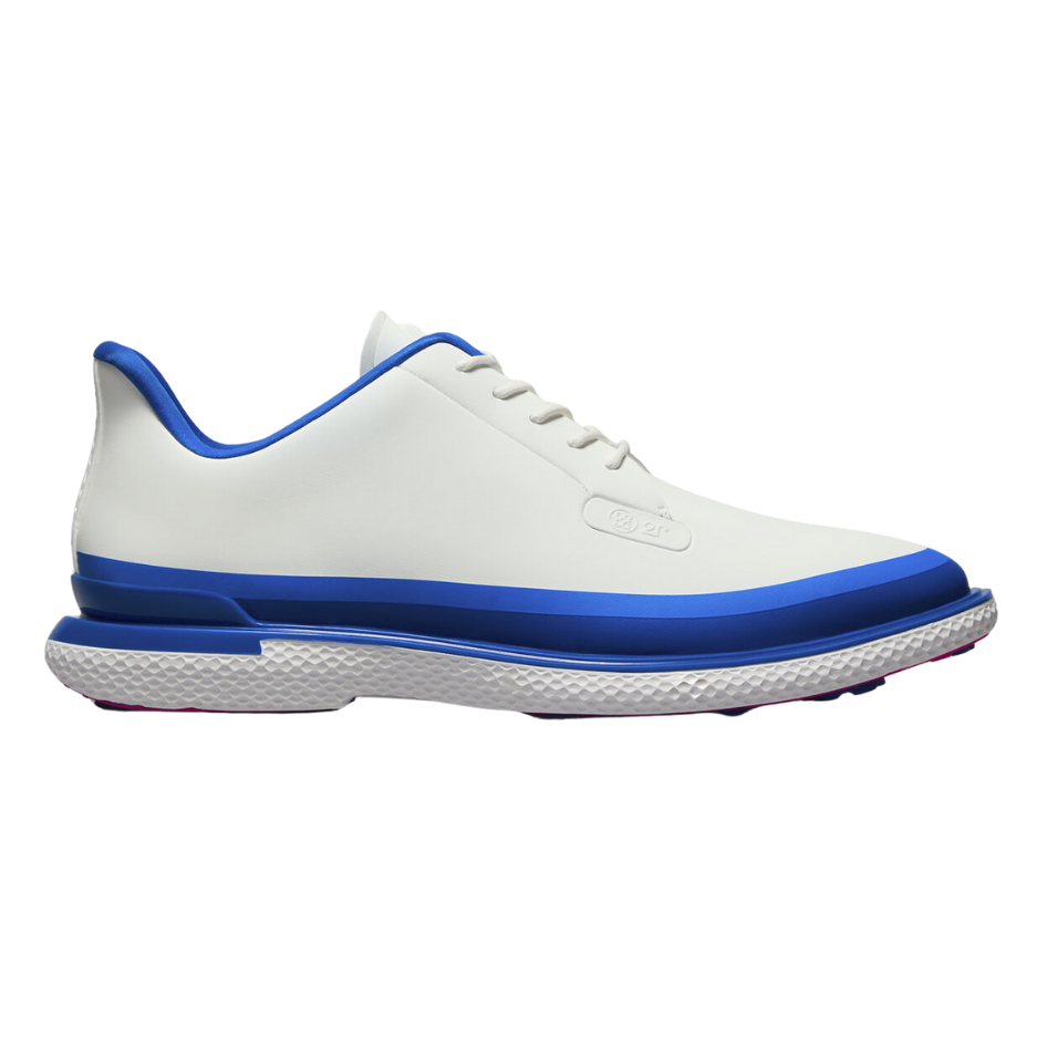 NEW G/FORE men\'s golf shoe in white blue stripe G/FORE MEN main image 3