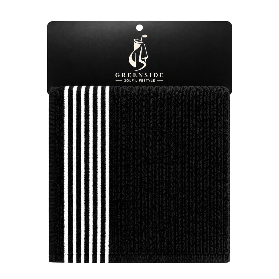 GREENSIDE TOUR TOWEL - BLACK