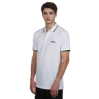 HUGO BOSS PADDY PRO SLIM-FIT POLO - WHITE