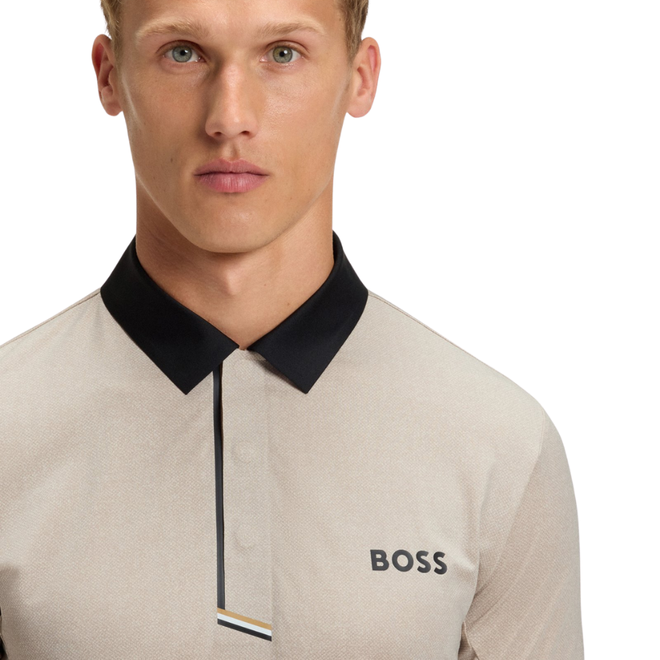HUGO BOSS ACTIVE PADDYTECH POLO - NATURAL