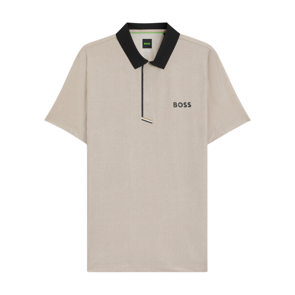 HUGO BOSS ACTIVE PADDYTECH POLO - NATURAL
