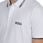HUGO BOSS PADDY PRO SLIM-FIT POLO - WHITE