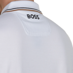 HUGO BOSS PADDY PRO SLIM-FIT POLO - WHITE