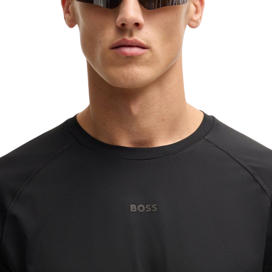 HUGO BOSS TEE ACTIVE 1 SHIRT - BLACK