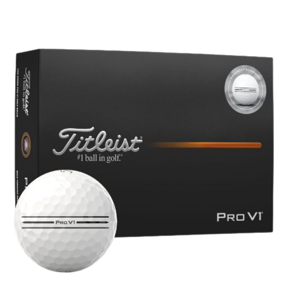 TITLEIST PRO V1 ENHANCED ALIGNMENT 2025 GOLF BALL