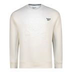 REEBOK ALPHA TECH DOUBLE INTERLOCK PULLOVER - CHALK (ONLINE EXCLUSIVE)