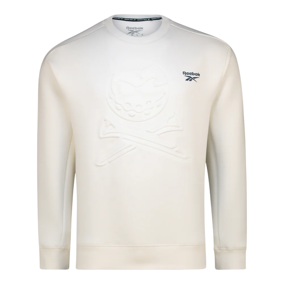 REEBOK ALPHA TECH DOUBLE INTERLOCK PULLOVER - CHALK (ONLINE EXCLUSIVE)