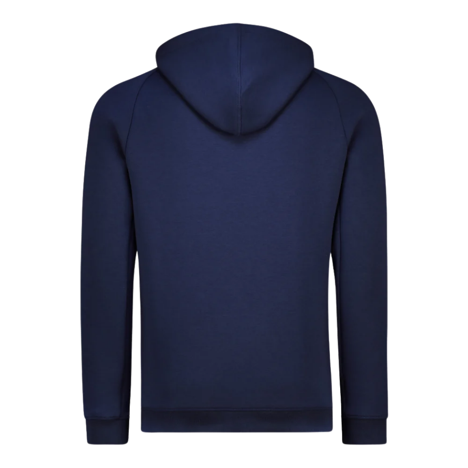 REEBOK ALPHA TECH DOUBLE KNIT INTERLOCK HOODIE - NAVY (ONLINE EXCLUSIVE)