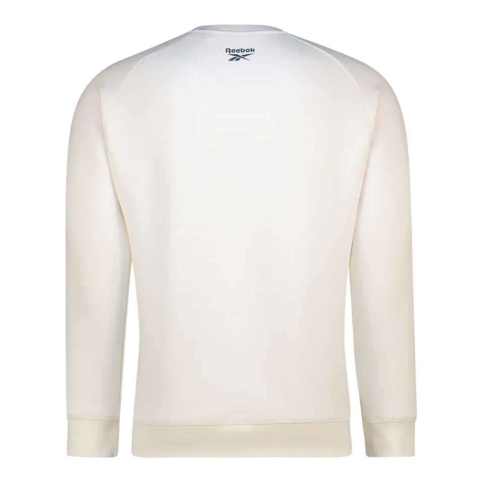 REEBOK ALPHA TECH DOUBLE INTERLOCK PULLOVER - CHALK (ONLINE EXCLUSIVE)