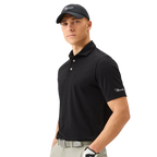 MACADE PAISLEY CORE POLO - BLACK