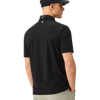 MACADE PAISLEY CORE POLO - BLACK