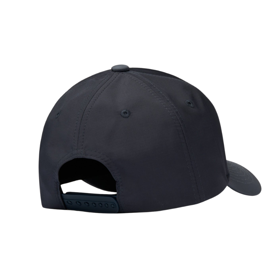 MACADE TWO-TONE SCRIPT SNAPBACK CAP - BLUE