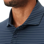 MACADE CORE BLUE TX STRIPE POLO
