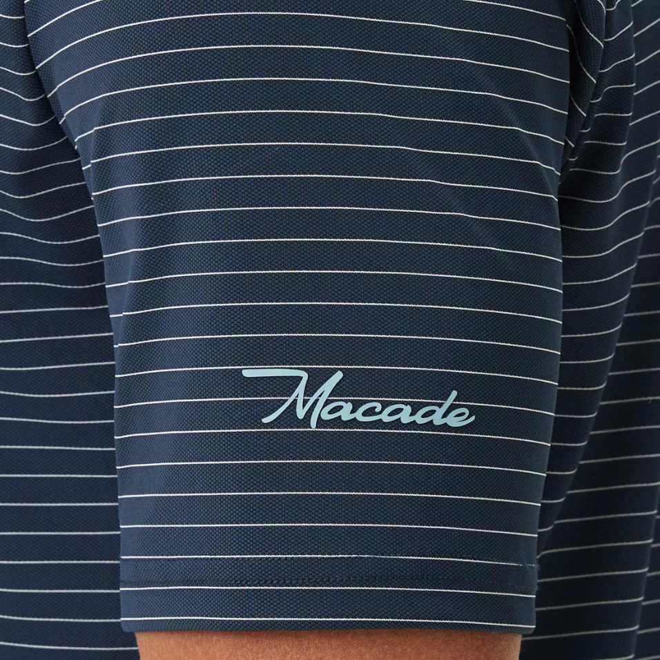 MACADE CORE BLUE TX STRIPE POLO