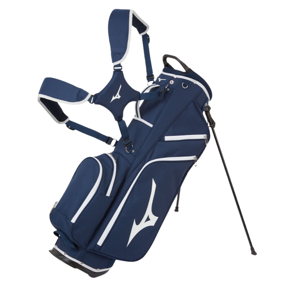 MIZUNO BREEZE STAND BAG - NAVY/WHITE