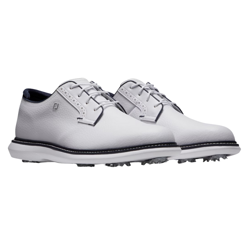 FOOTJOY TRADITIONS BLUCHER - WHITE/NAVY