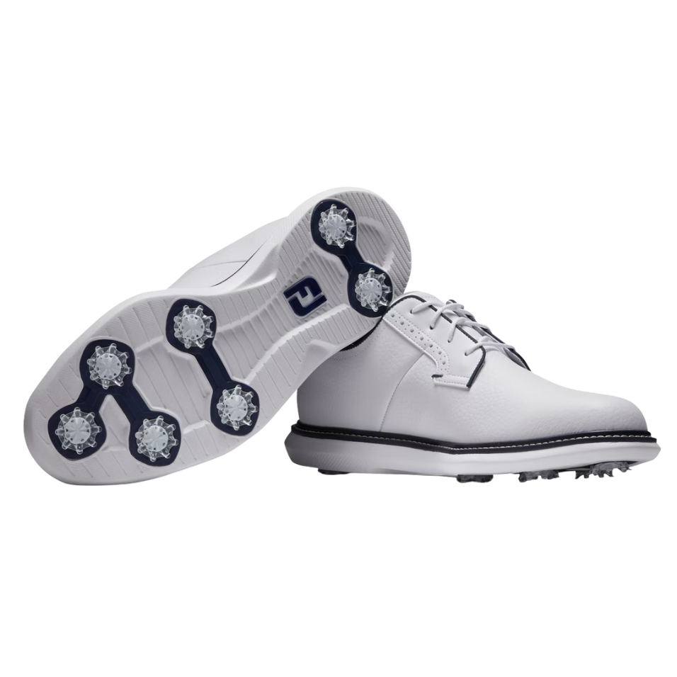 FOOTJOY TRADITIONS BLUCHER - WHITE/NAVY
