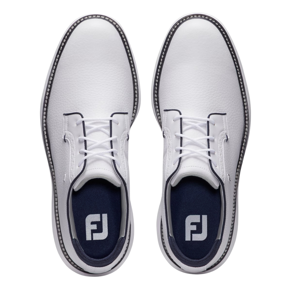 FOOTJOY TRADITIONS BLUCHER - WHITE/NAVY