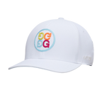 G/FORE CIRCLE G'S CHAINSTITCH CAP - SNOW/MULTI