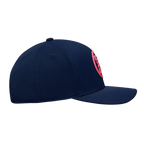 G/FORE CIRCLE G'S CHAINSTITCH CAP - TWILIGHT/KNOCKOUT PINK