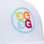 G/FORE CIRCLE G'S CHAINSTITCH CAP - SNOW/MULTI
