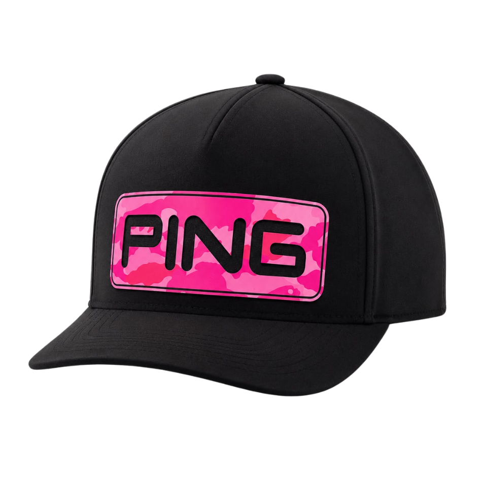 PING TOUR CLASSIC CAP - BLACK/PINK