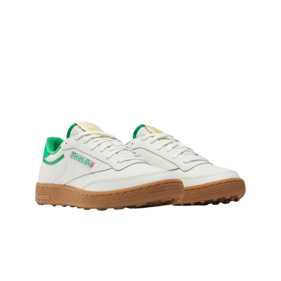 REEBOK CLUB C GOLF SHOE - CHALK/GREEN
