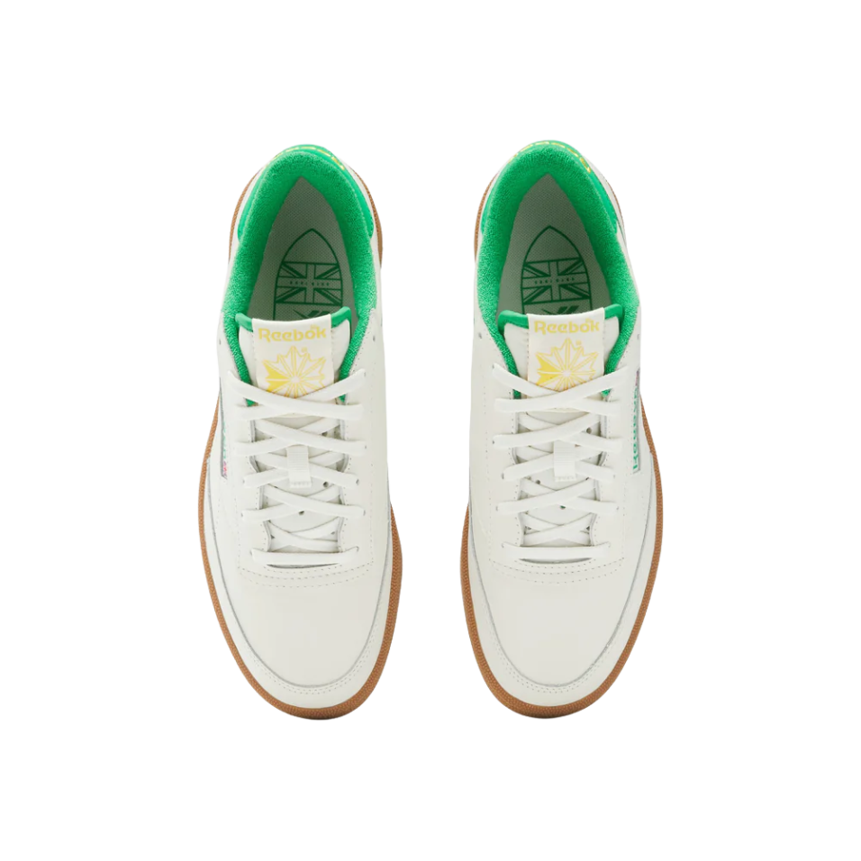 REEBOK CLUB C GOLF SHOE - CHALK/GREEN