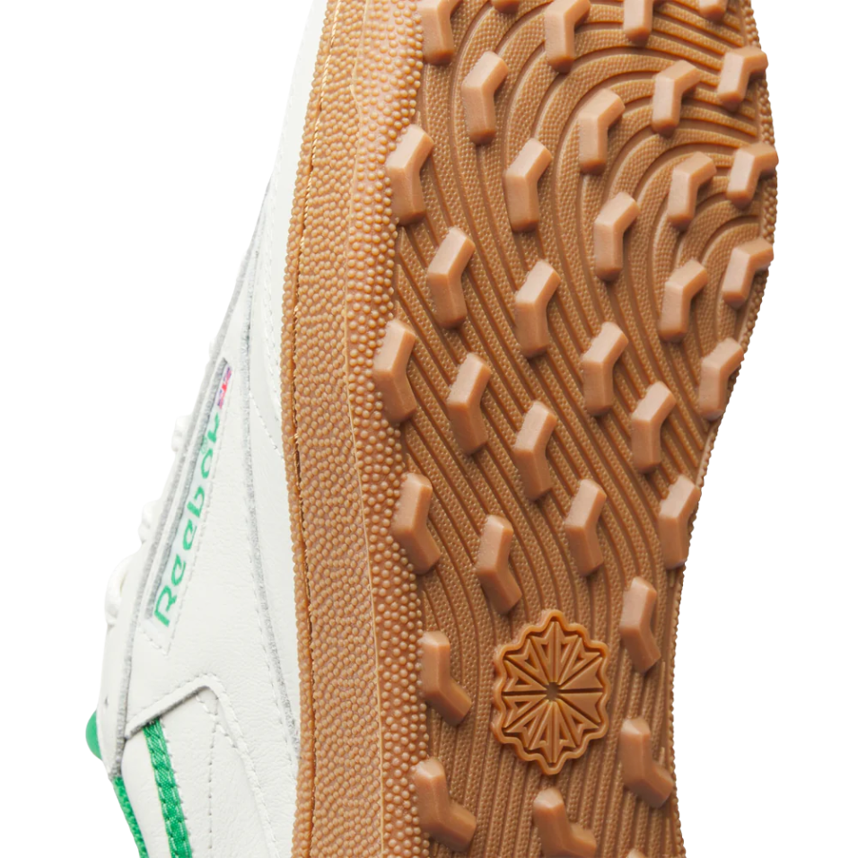 REEBOK CLUB C GOLF SHOE - CHALK/GREEN