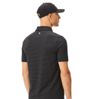MACADE CORE BLACK TX STRIPED POLO