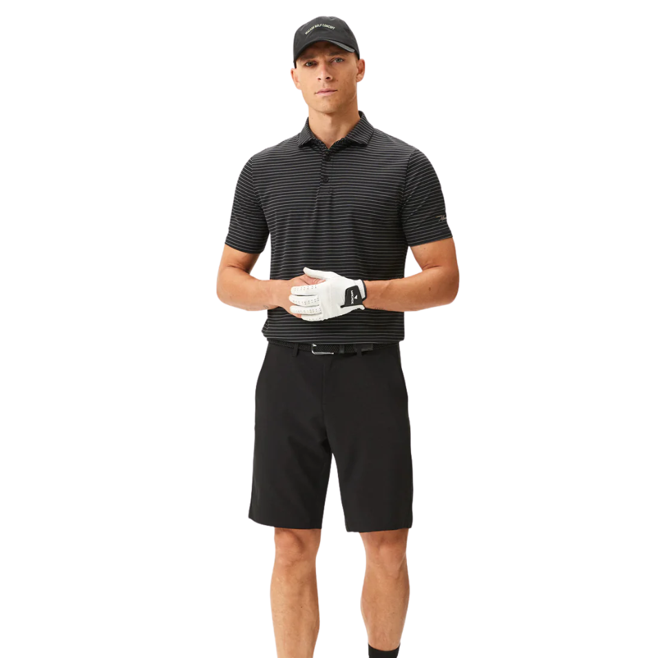MACADE CORE BLACK TX STRIPED POLO