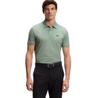HUGO BOSS CHIP PRINTED PATTERN POLO - LIGHT GREEN