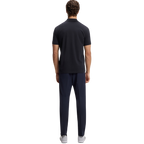 HUGO BOSS CHIP PRINTED PATTERN POLO - DARK BLUE