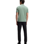 HUGO BOSS CHIP PRINTED PATTERN POLO - LIGHT GREEN