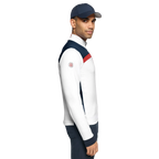 GALVIN GREEN DEAN 1/4 ZIP MIDLAYER - NAVY/RED/WHITE