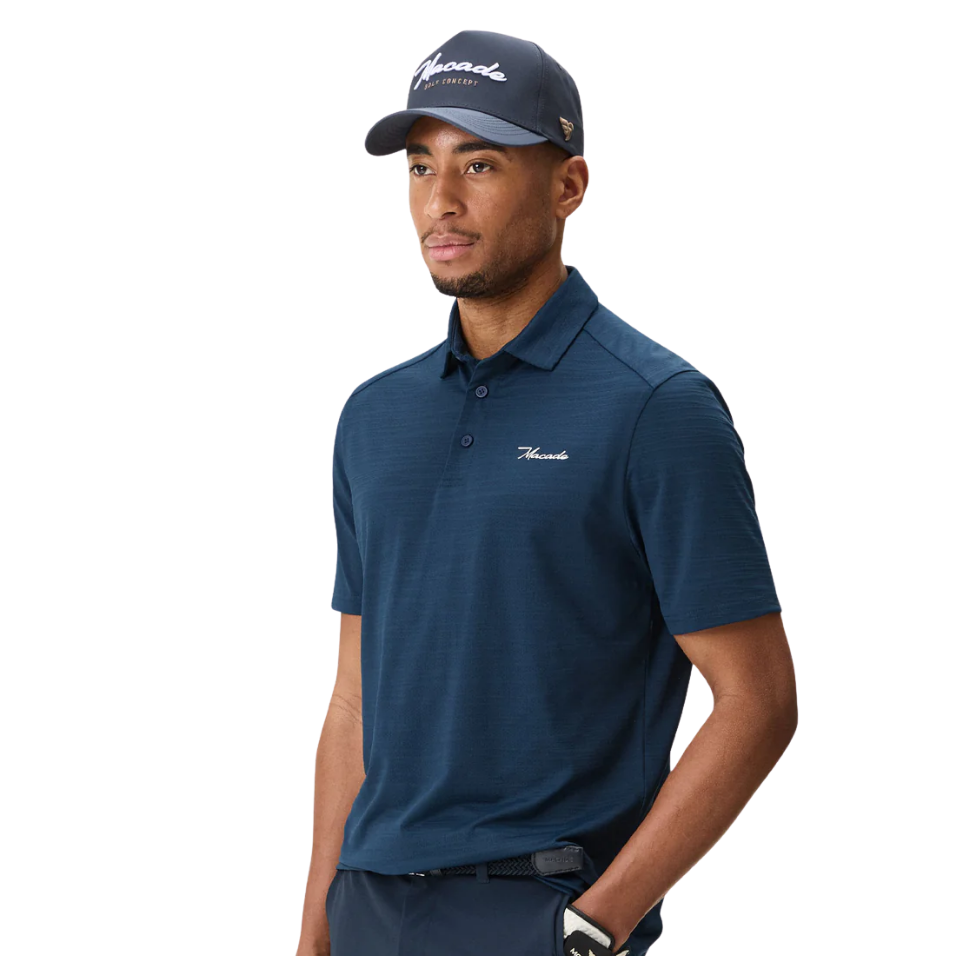 MACADE FLIGHT POLO - STEEL BLUE
