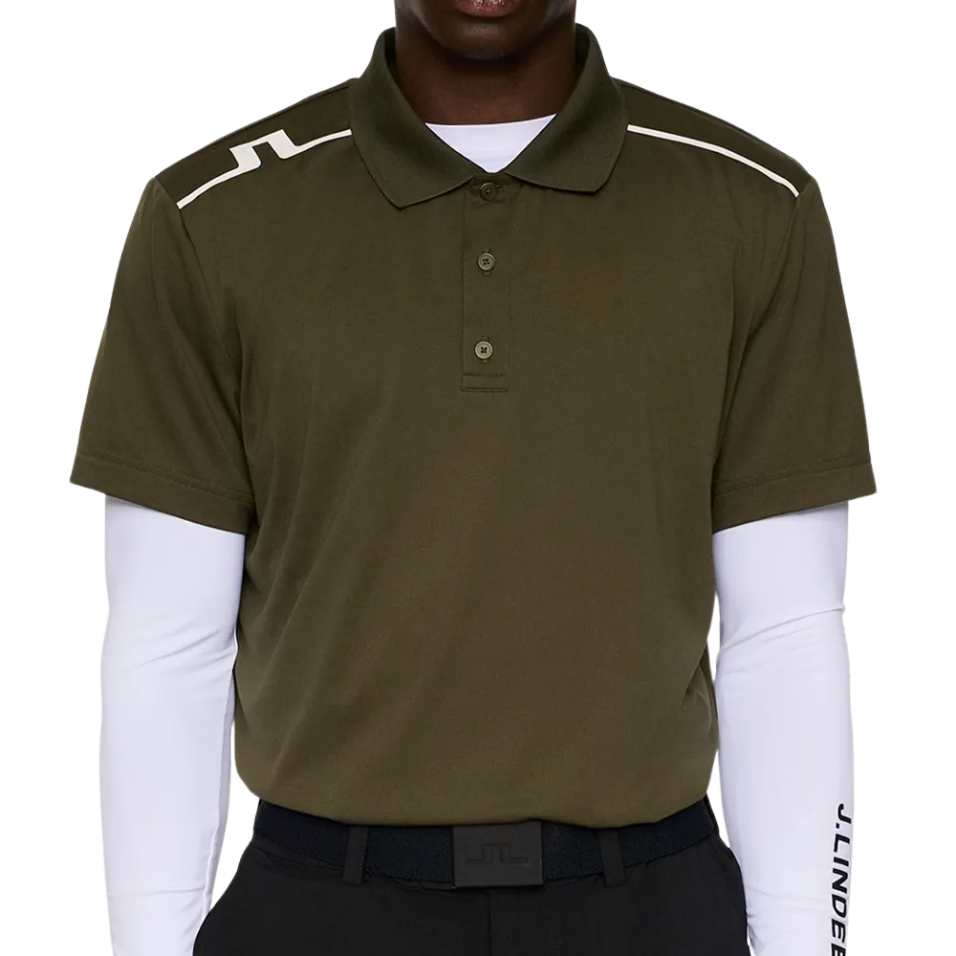 J.LINDEBERG LIONEL POLO - FOREST GREEN