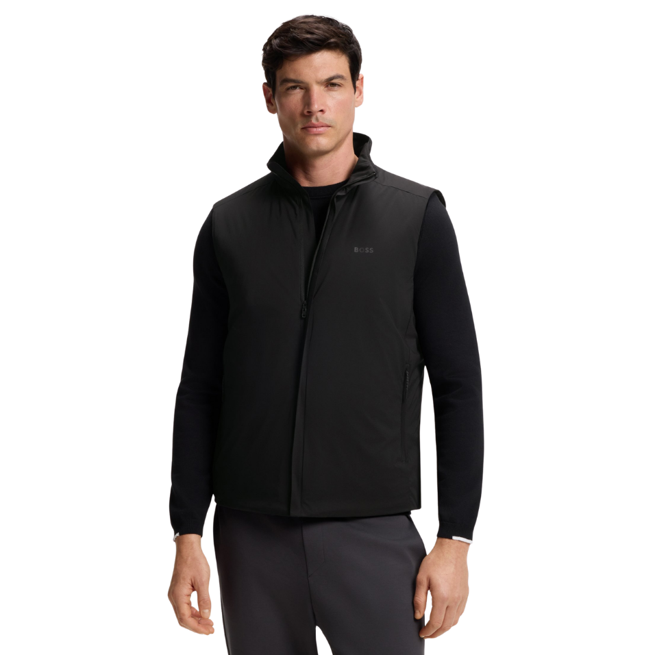 HUGO BOSS OW LITE-X VEST GILET - BLACK