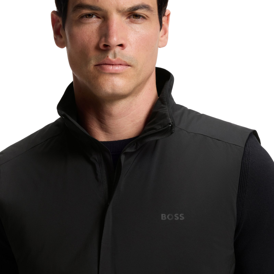 HUGO BOSS OW LITE-X VEST GILET - BLACK