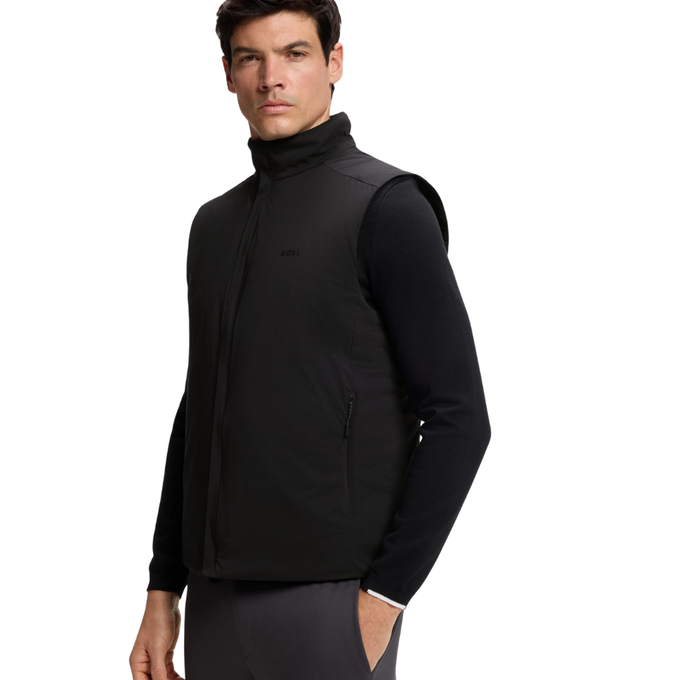HUGO BOSS OW LITE-X VEST GILET - BLACK