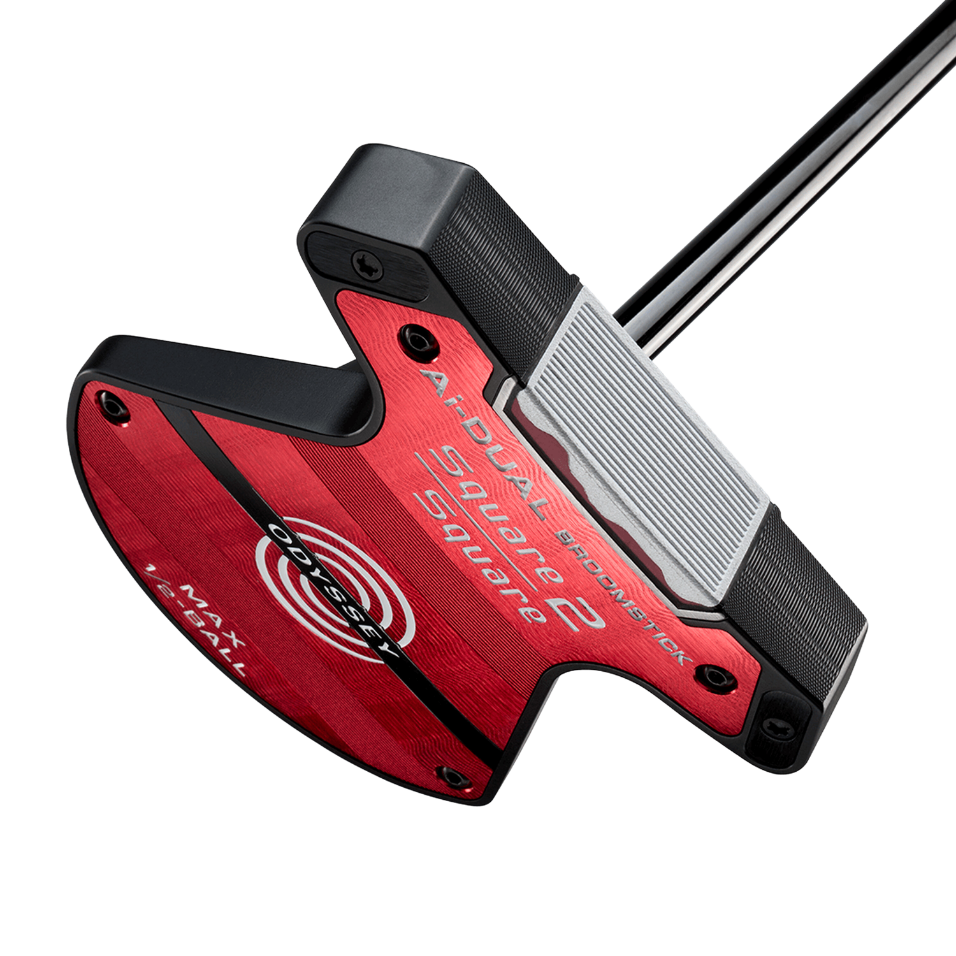 ODYSSEY 2026 AI-DUAL MAX 1/2 BALL SQUARE 2 SQUARE BROOMSTICK PUTTER