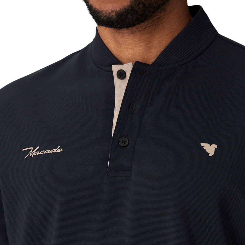 MACADE HEATH BOMBER POLO - BLACK
