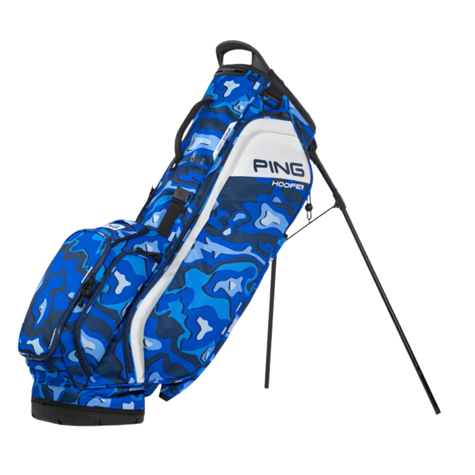 PING HOOFER STAND BAG - BLUE TOPO