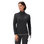 MACADE LADIES JADE THERMA QUARTER ZIP - BLACK