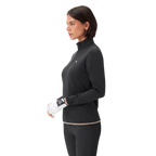 MACADE LADIES JADE THERMA QUARTER ZIP - BLACK