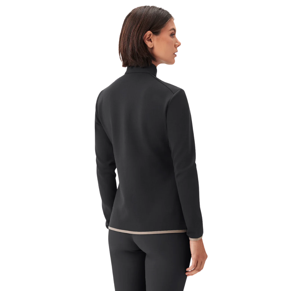 MACADE LADIES JADE THERMA QUARTER ZIP - BLACK