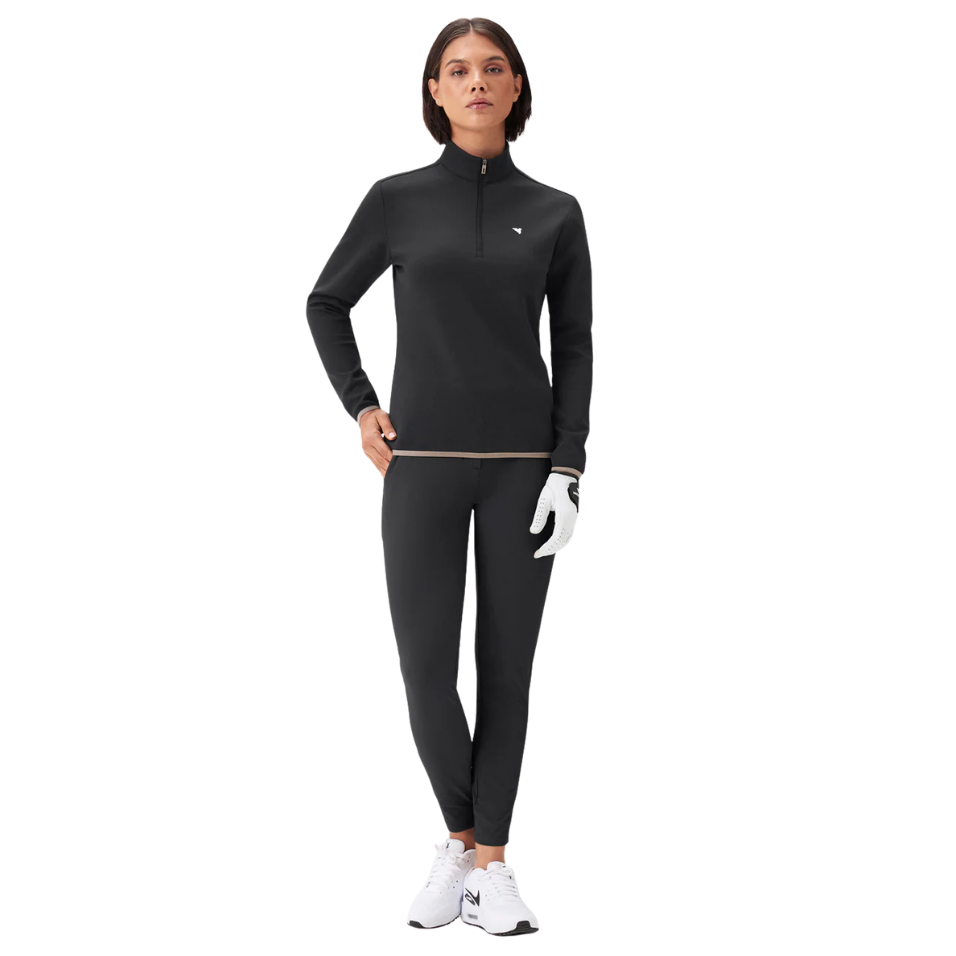 MACADE LADIES JADE THERMA QUARTER ZIP - BLACK