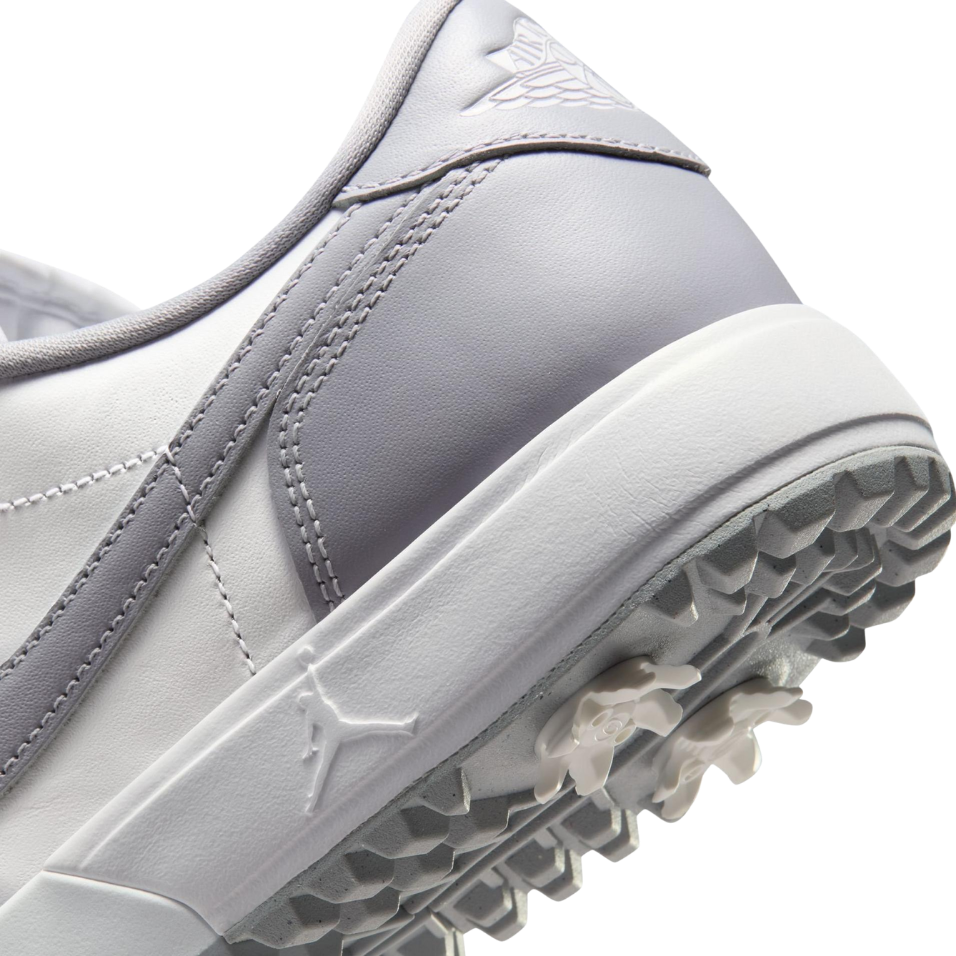 NIKE AIR JORDAN 1 LOW G SPIKED GOLF SHOE - WOLF GREY