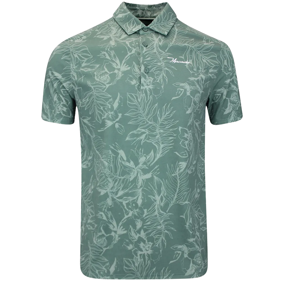 MACADE JUNIPER FLORAL TOUR POLO